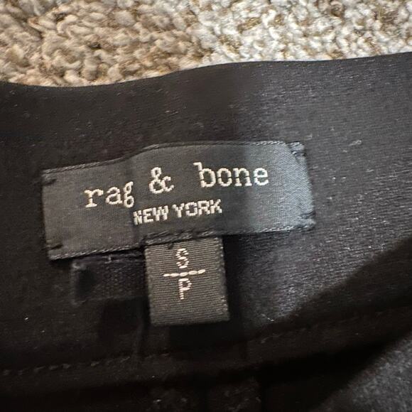 RAG & BONE Women's Irina Ponte Wide Leg Pant Size S In Black - Picture 5 of 12